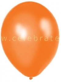 Balón perleťový oranžový,10ks