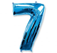 Fóliový balón č.7 modrý