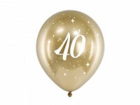 Balóny 40 platinové zlaté