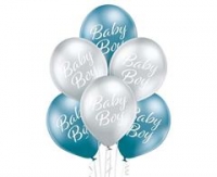 Latexové balóny Baby Boy, 6ks