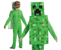 Minecraft Creeper kostym, 4-6r.