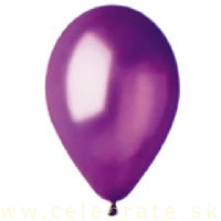 Balón perleťový fialový tmavý,10ks