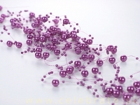 Perličky na silikóne fialové