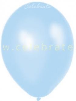 Balón perleťový bledomodrý, 10ks