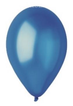 Balón perleťový tmavomodrý,10ks