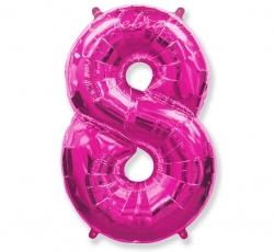 Fóliový balón č.8 ružový
