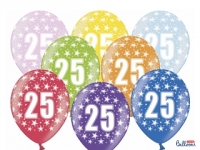 Balón č.25 strieborný, 10ks