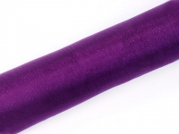 Organza slivková trblietky, 16cm