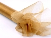 Organza zlatá glitrová