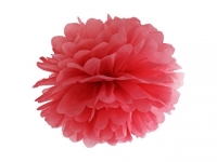 Pompom červený, 35cm