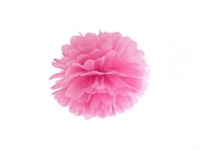 Pompom ružový, 25cm