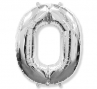 Balón č.0 strieborný