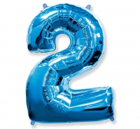 Balón č. 2 modrý