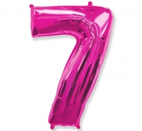 Fóliový balón č.7 ružový