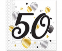 Servítky 50 balóny