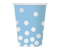 Poháre Dots modré