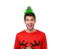 Vianočná čelenka Stromček