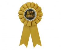 Odznak Happy birthday zlatý