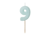 Sviečka č.9 mentolová 5,5cm