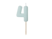Sviečka č.4 mentolová 5,5cm