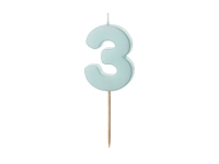 Sviečka č.3 mentolová 5,5cm