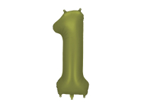 Fóliový balón č.1 olivový