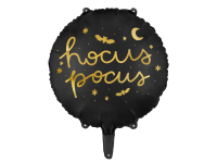 Fóliový balón Hocus pocus čierny