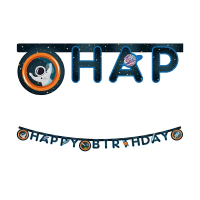 Banner Happy Birthday Space