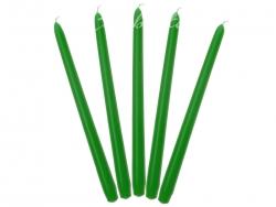 Svieca kónická tmavozelená