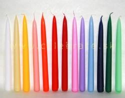 Svieca kónická bledo fialková