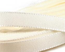 Stuha bledá krémová taft