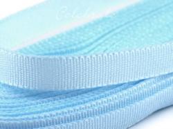 Stuha bledomodrá taft