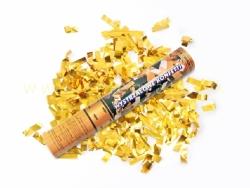 Vystreľovacie konfety 30cm Zlaté konfety