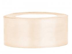 Stuha svetlá krémová satén