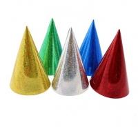 Holografické klobúčiky 6 ks/bal