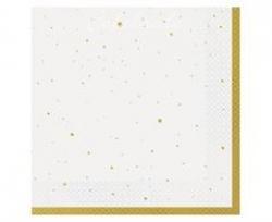 Party servítky zlaté