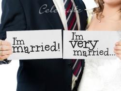 Tabuľky I´m married/ I´m very married