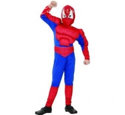 Kostým Spiderman svalnatý 130-140cm