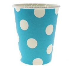 Poháre Bodky modré