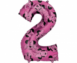 Fóliový balón č.2 Minnie, 66cm