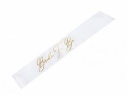 Šerpa Bride to be, biela, 75cm