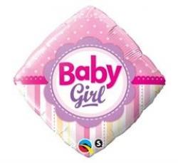 Balón Baby Girl štvorec