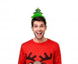 Vianočná čelenka Stromček