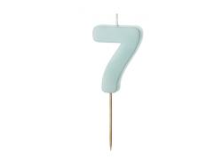 Sviečka č.7 mentolová 5,5cm