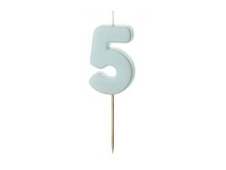 Sviečka č.5 mentolová 5,5cm