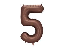 Fóliový balón č.5 hnedý