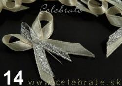 Pierko béžovo-strieborné