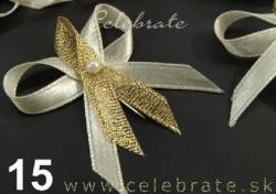 Pierko béžovo-zlaté