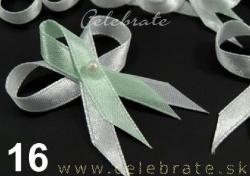 Pierko bielo-jemne zelené