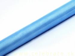 Organza bledomodrá